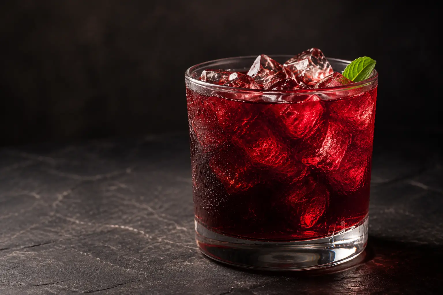 Ibišková agua fresca s ledem