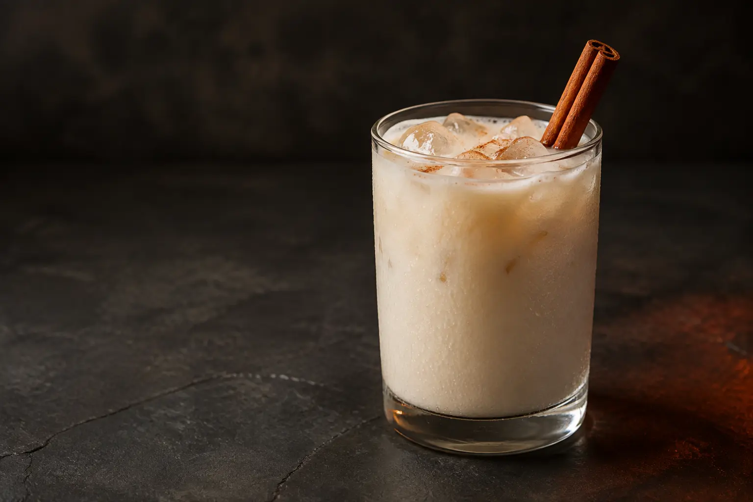 Ledová horchata se skořicí